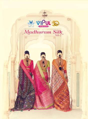 MADHURAM SILK VO BY VIPUL PATOLA SILK SAREE WHOLESALER IN INDIA